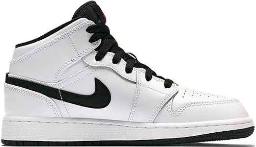 (Akas Darjah) Air Jordan 1 Mid GG 'Hitam Fuchsia Blast' 555112-138 Order (Akas Darjah) Air Jordan 1 Mid GG 'Hitam Fuchsia Blast' 555112-138