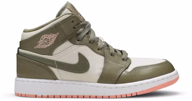(Grade School) Air Jordan 1 Mid GG 'Bleached Coral' 555112-225 (Grade School) Air Jordan 1 Mid GG 'Bleached Coral' 555112-225