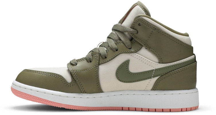 (Grade School) Air Jordan 1 Mid GG 'Bleached Coral' 555112-225 Lookbook (Grade School) Air Jordan 1 Mid GG 'Bleached Coral' 555112-225