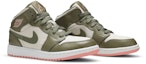 Cheap (Kanak-Kanak) Air Jordan 1 Mid GG 'Bleached Coral' 555112-225