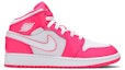 Buy (Kanak-kanak) Air Jordan 1 Mid Merah Jambu Putih 555112-611