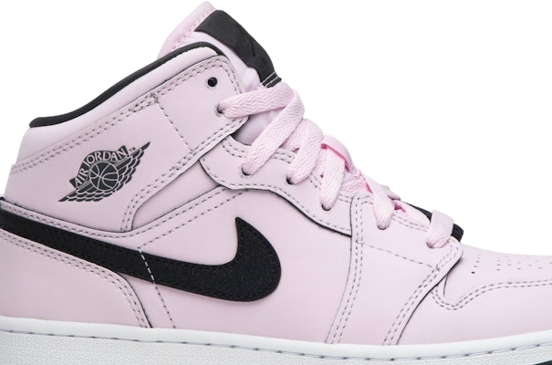 (Grade School) Air Jordan 1 Mid Pink Foam 555112-601 Order (Grade School) Air Jordan 1 Mid Pink Foam 555112-601