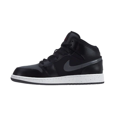 (GS) Jordan 1 Mid PRM 'Black Dark Grey'