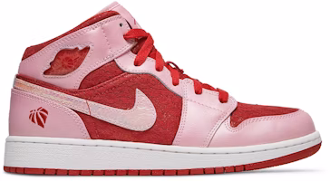 (Grade School) Air Jordan 1 Mid Premium 'Valentine's Day' 579748-607 (Grade School) Air Jordan 1 Mid Premium 'Valentine's Day' 579748-607