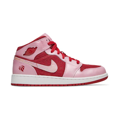 (GS) Jordan 1 Mid PRM 'Valentine's Day'