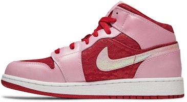 (大童款)Air Jordan 1 Mid Premium '情人節' 579748-607 Lookbook (大童款)Air Jordan 1 Mid Premium '情人節' 579748-607