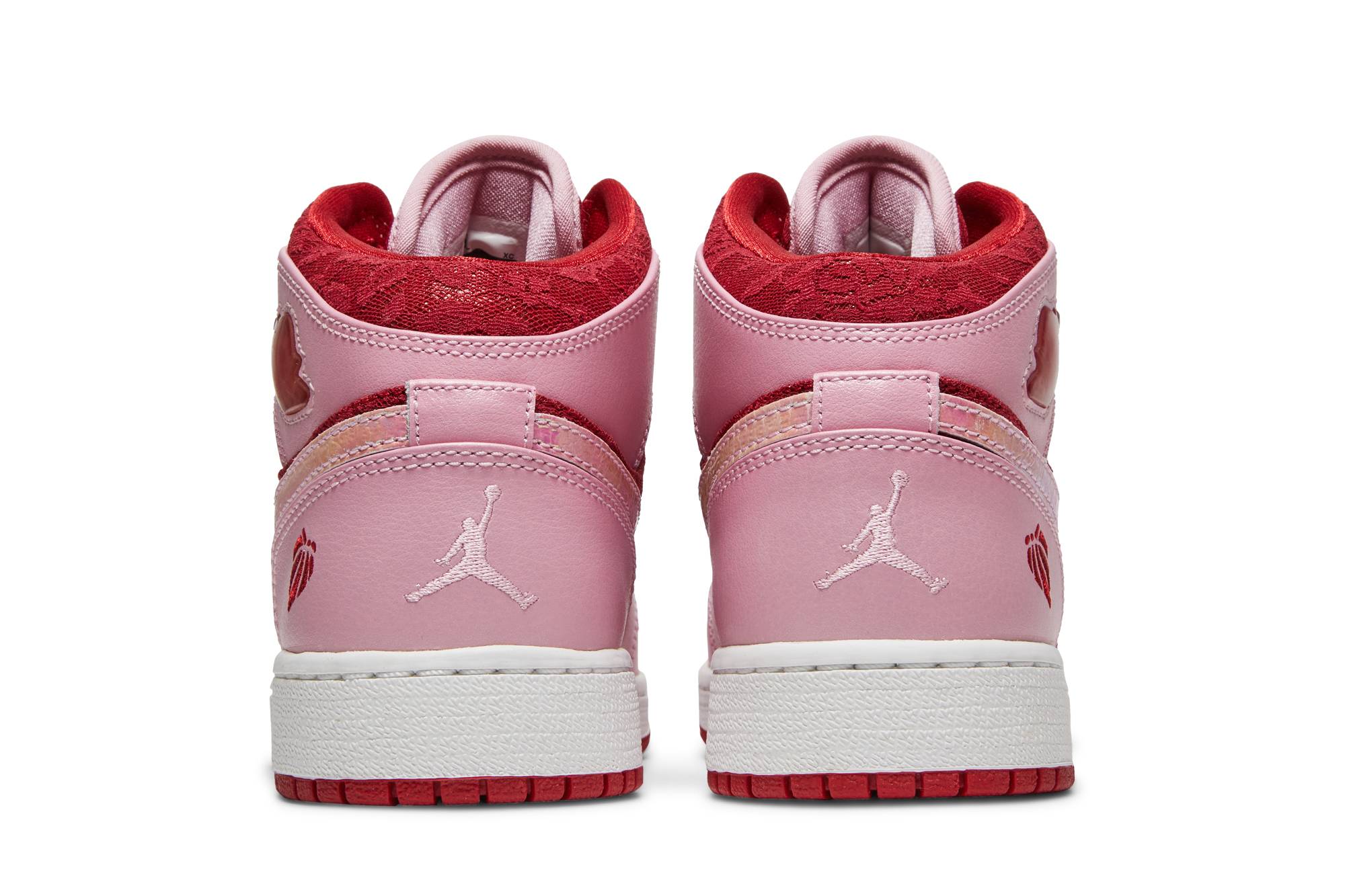 Details for （大童款）Air Jordan 1 Mid Premium '情人節' 579748-607