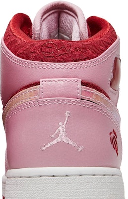 (키즈) 에어 조던 1 미드 프리미엄 "발렌타인 데이" 579748-607 Sizing (키즈) 에어 조던 1 미드 프리미엄 "발렌타인 데이" 579748-607