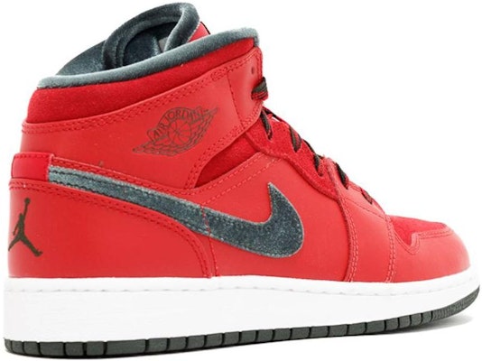 (GS) 에어 조던 1 미드 프리미엄 '바시티 레드' 619049-631 Shop (GS) 에어 조던 1 미드 프리미엄 '바시티 레드' 619049-631