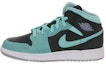 Buy (Akas Mid) Air Jordan 1 Retro GG 'Hitam Ungu Turquoise' Kanak-Kanak 555112-045