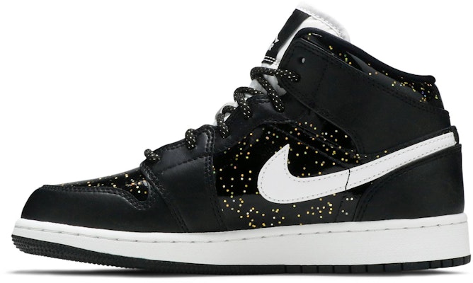 (兒童款) Air Jordan 1 Mid SE '黑色亮片' AV5174-001 Lookbook (兒童款) Air Jordan 1 Mid SE '黑色亮片' AV5174-001