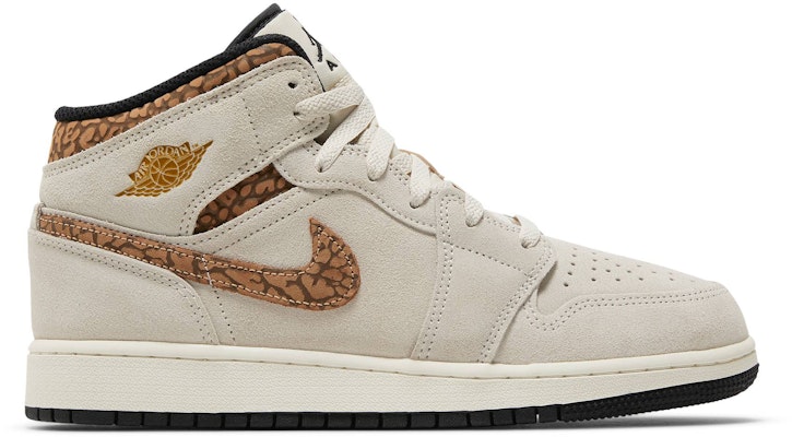(Grade School) Air Jordan 1 Mid SE 'Brown Elephant' DZ5369-102 Buy (Grade School) Air Jordan 1 Mid SE 'Brown Elephant' DZ5369-102