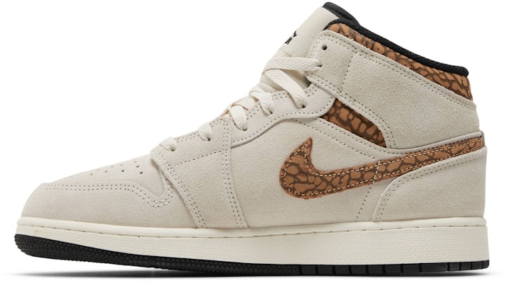 (Grade School) Air Jordan 1 Mid SE 'Brown Elephant' DZ5369-102 Lookbook (Grade School) Air Jordan 1 Mid SE 'Brown Elephant' DZ5369-102