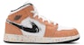 (Akasa Sekolah) Air Jordan 1 Mid SE 'Semburan Cat Berus' DA8006-100