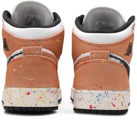 (Akasa Sekolah) Air Jordan 1 Mid SE 'Semburan Cat Berus' DA8006-100 Details for (Akasa Sekolah) Air Jordan 1 Mid SE 'Semburan Cat Berus' DA8006-100