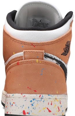 (Akasa Sekolah) Air Jordan 1 Mid SE 'Semburan Cat Berus' DA8006-100 Sizing (Akasa Sekolah) Air Jordan 1 Mid SE 'Semburan Cat Berus' DA8006-100