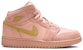 (Kanak-Kanak) Air Jordan 1 Mid SE 'Coral Stardust' BQ6931-600
