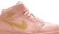 (Kanak-Kanak) Air Jordan 1 Mid SE 'Coral Stardust' BQ6931-600