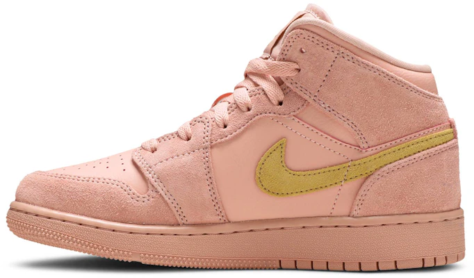 (Grade School) Air Jordan 1 Mid SE 'Coral Stardust' BQ6931-600 Lookbook (Grade School) Air Jordan 1 Mid SE 'Coral Stardust' BQ6931-600