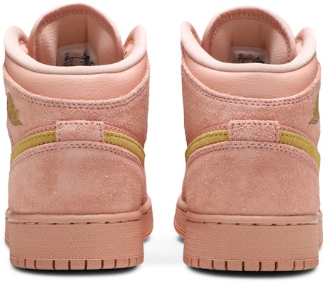 (Grade School) Air Jordan 1 Mid SE 'Coral Stardust' BQ6931-600 Details for (Grade School) Air Jordan 1 Mid SE 'Coral Stardust' BQ6931-600