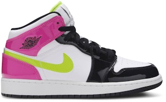 (Grade School) Air Jordan 1 Mid SE 'Cyber Active Fuchsia' CZ9835-100 (Grade School) Air Jordan 1 Mid SE 'Cyber Active Fuchsia' CZ9835-100