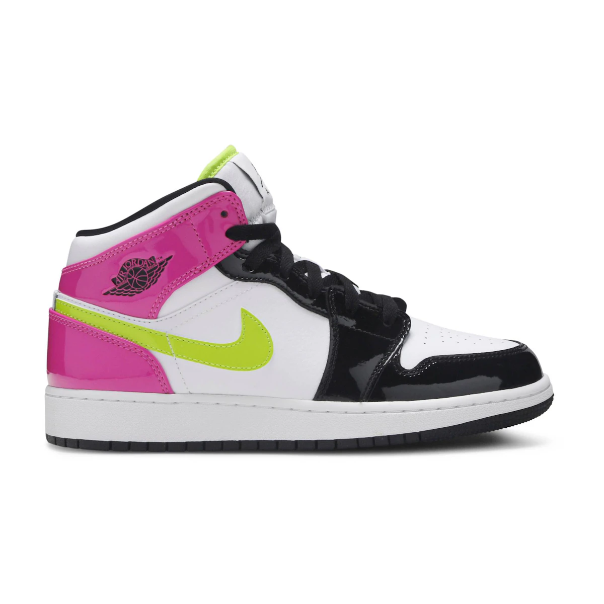 Mas Active Jordan Buy (Grade School) Air Jordan 1 Mid SE 'Cyber Active Fuchsia' CZ9835 ...