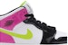 (Kanak-Kanak) Air Jordan 1 Mid SE 'Cyber Active Fuchsia'. CZ9835-100