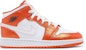 (Kanak-Kanak Sekolah) Air Jordan 1 Mid SE 'Electro Orange' DM4228-800