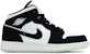 (Kanak-kanak) Air Jordan 1 Mid SE 'Glow in the Dark Panda' BQ6931-103