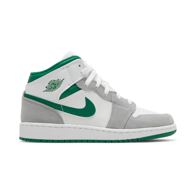 (GS) Jordan 1 Mid SE 'Grey Pine Green'