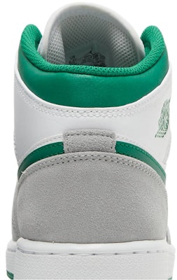 Air jordan 1 mid white mystic green on sale