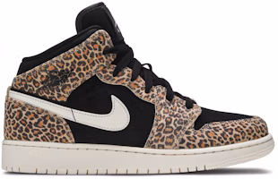 (Grade School) Air Jordan 1 Mid SE 'Leopard' BQ6931-021 (Grade School) Air Jordan 1 Mid SE 'Leopard' BQ6931-021