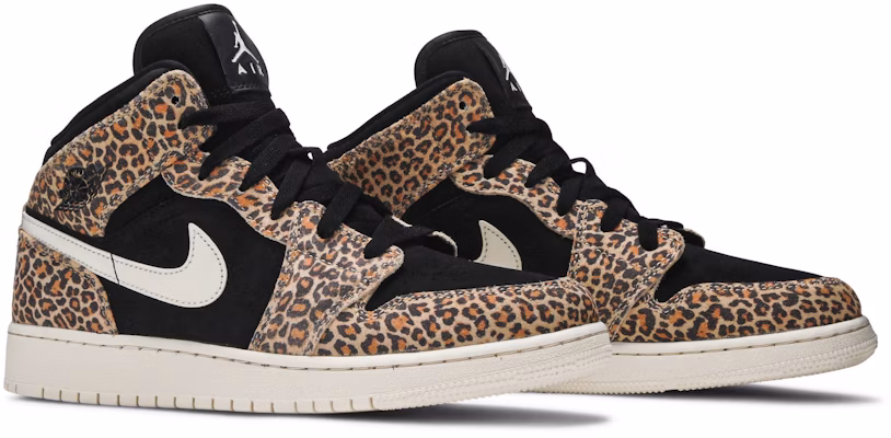 (小學) Air Jordan 1 Mid SE 'Leopard' BQ6931-021 Cheap (小學) Air Jordan 1 Mid SE 'Leopard' BQ6931-021