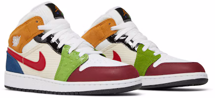 Cheap (兒童款)Air Jordan 1 Mid SE 'Messy Room' DR6957-100