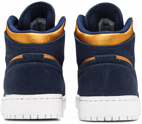 (Grade School) Air Jordan 1 Mid SE 'Obsidian Desert Ochre' BQ6931-401 Details for (Grade School) Air Jordan 1 Mid SE 'Obsidian Desert Ochre' BQ6931-401