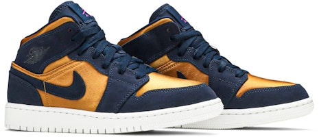 (Kanak-kanak Sekolah) Air Jordan 1 Mid SE 'Obsidian Desert Ochre' BQ6931-401 Cheap (Kanak-kanak Sekolah) Air Jordan 1 Mid SE 'Obsidian Desert Ochre' BQ6931-401