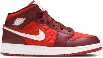 (Grade School) Air Jordan 1 Mid SE 'Red Quilted' AV5174-600 (Grade School) Air Jordan 1 Mid SE 'Red Quilted' AV5174-600