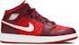 (Kanak-Kanak) Air Jordan 1 Mid SE 'Merah Quilted' AV5174-600