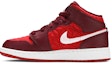 Lookbook (Kanak-Kanak) Air Jordan 1 Mid SE 'Merah Quilted' AV5174-600