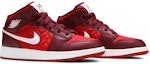 Cheap (Kanak-Kanak) Air Jordan 1 Mid SE 'Merah Quilted' AV5174-600