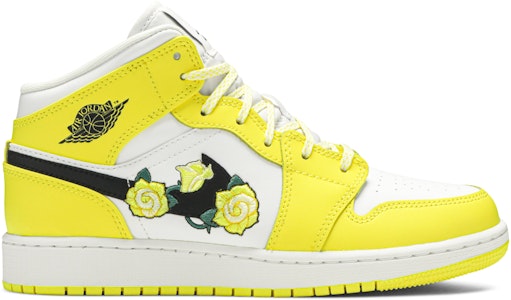 (小学) Air Jordan 1 Mid SE“玫瑰贴片-动感黄” AV5174-700 Buy (小学) Air Jordan 1 Mid SE“玫瑰贴片-动感黄” AV5174-700