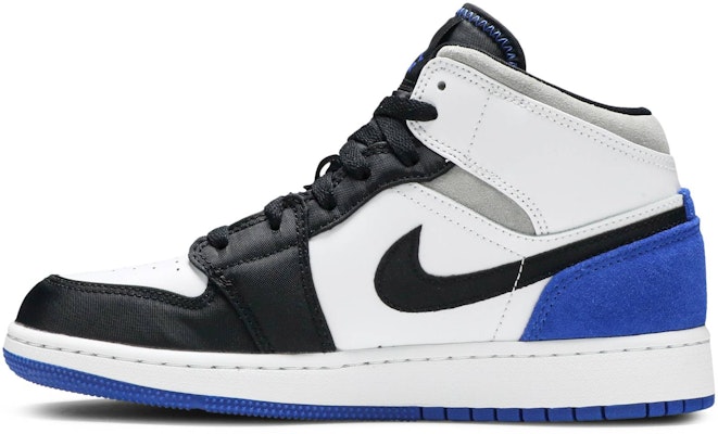 (Kanak-kanak) Air Jordan 1 Mid SE 'Royal Black Toe' BQ6931-102 Lookbook (Kanak-kanak) Air Jordan 1 Mid SE 'Royal Black Toe' BQ6931-102
