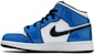 (Kanak-Kanak) Air Jordan 1 Mid SE 'Signal Blue' BQ6931-402