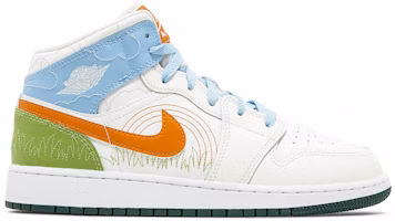 (Grade School) Air Jordan 1 Mid SE 'Stitch' DX2462-100 (Grade School) Air Jordan 1 Mid SE 'Stitch' DX2462-100