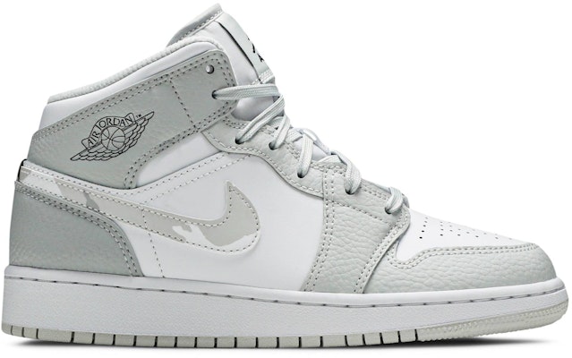 (Grade School) Air Jordan 1 Mid SE 'Swoosh Logo - Grey Camo' DD3235-100 Buy (Grade School) Air Jordan 1 Mid SE 'Swoosh Logo - Grey Camo' DD3235-100