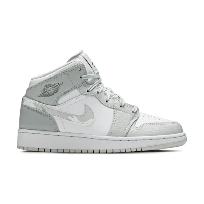 (GS) Jordan 1 Mid SE 'Swoosh Logo - Grey Camo'