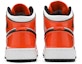 Details for (Akar Sekolah) Air Jordan 1 Mid SE 'Turf Orange' BQ6931-802