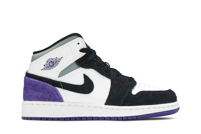 (Grade School) Air Jordan 1 Mid SE 'Varsity Purple' BQ6931-105