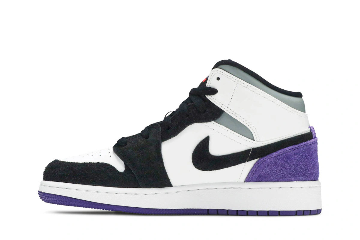 (Grade School) Air Jordan 1 Mid SE 'Varsity Purple' BQ6931-105