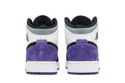 (Grade School) Air Jordan 1 Mid SE 'Varsity Purple' BQ6931-105